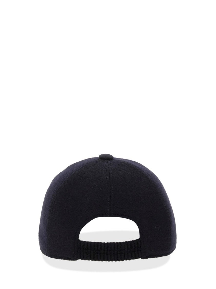 Zegna Structured Cashmere Baseball Hat