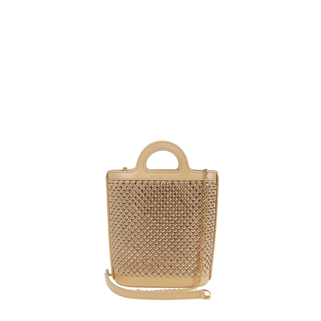 Marni Logo Tote With Chain Strap
