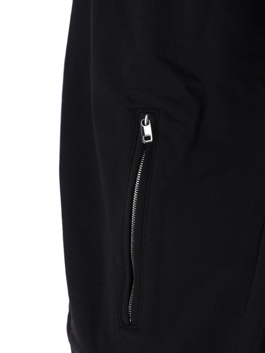 Dolce & Gabbana Logo Zip Hoodie – Black