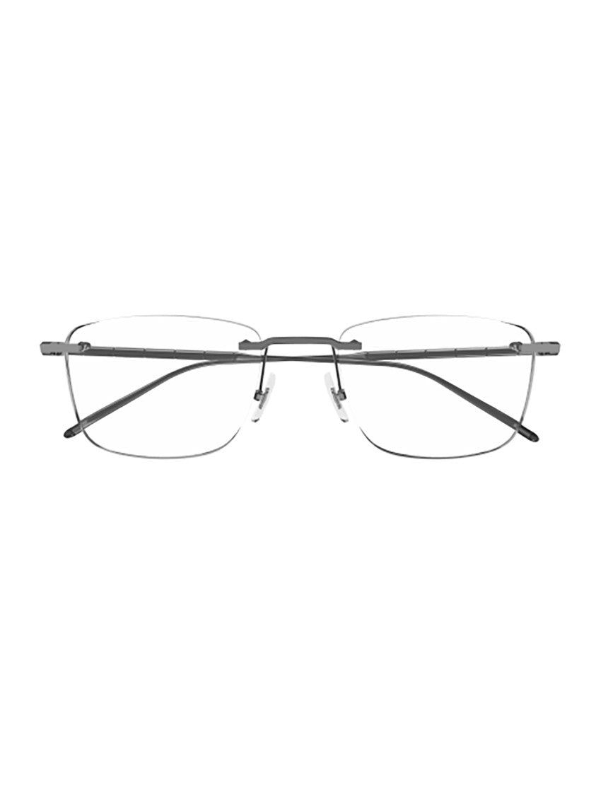 Montblanc Black Mb0215o Rimless Metal Frames