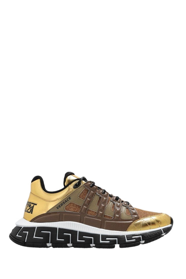 Versace Gold Trigreca Sneakers