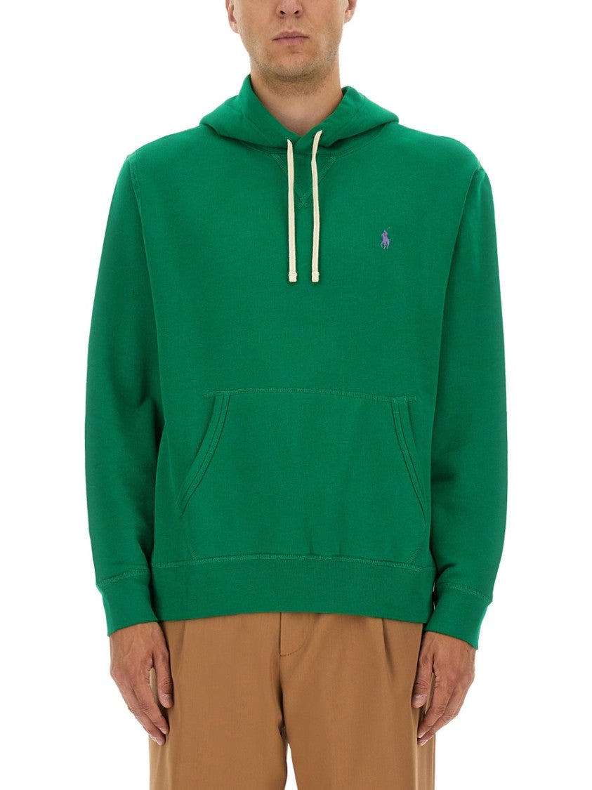 Polo Ralph Lauren Front Kangaroo Pocket Hoodie With Drawstring Hood