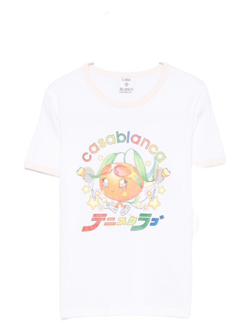 Casablanca T-Shirt With Playful Graphic Print
