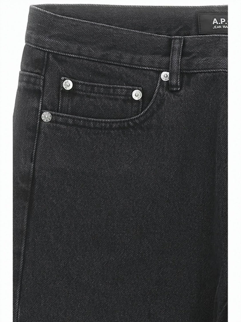 A.P.C. Straight-Leg Denim Pants With Classic Five-Pocket Design