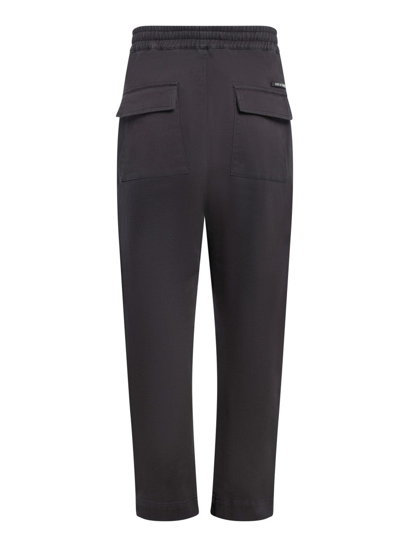 State Of Order Relaxed Fit Black Joggers