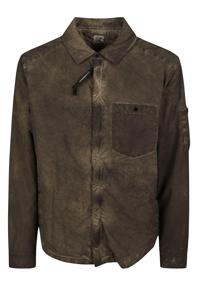 C.P. Company Flatt Nylon Padded Full-Zip Overshirt