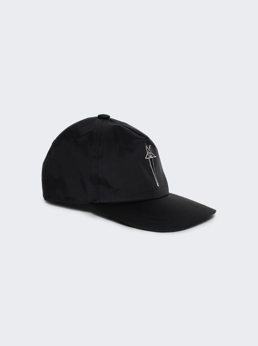 Rick Owens X Champion Woven Baseball Cap Black