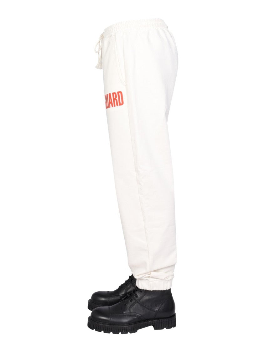 Helmut Lang Logo Print Jogging Pants