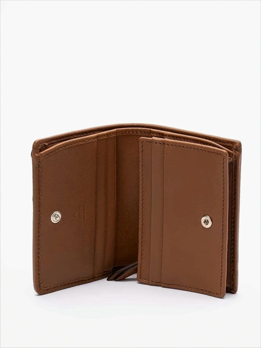 Gucci Beige Fabric Bifold Wallet With Interlocking Gg Pattern