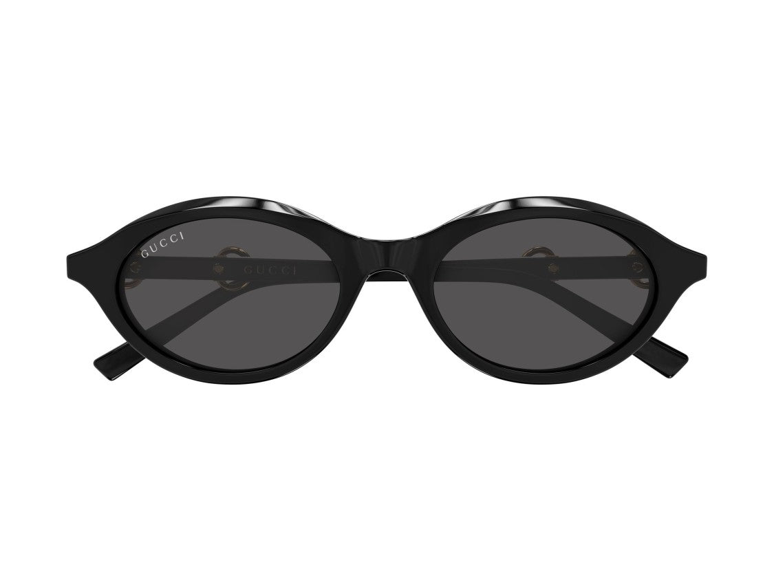 Gucci Black Gg2215s Rounded Acetate Sunglasses