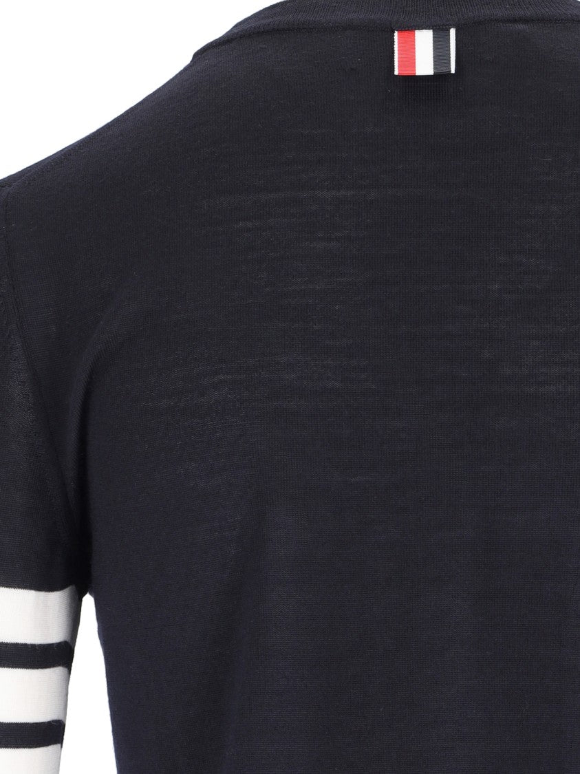 Thom Browne "4-Bar" Sweater – Blue