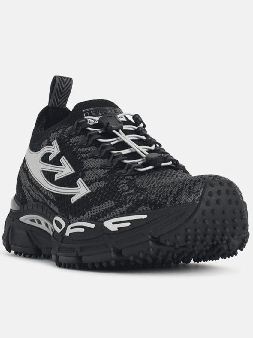Off-White Black Be Right Back Knit Streetwear Sneakers