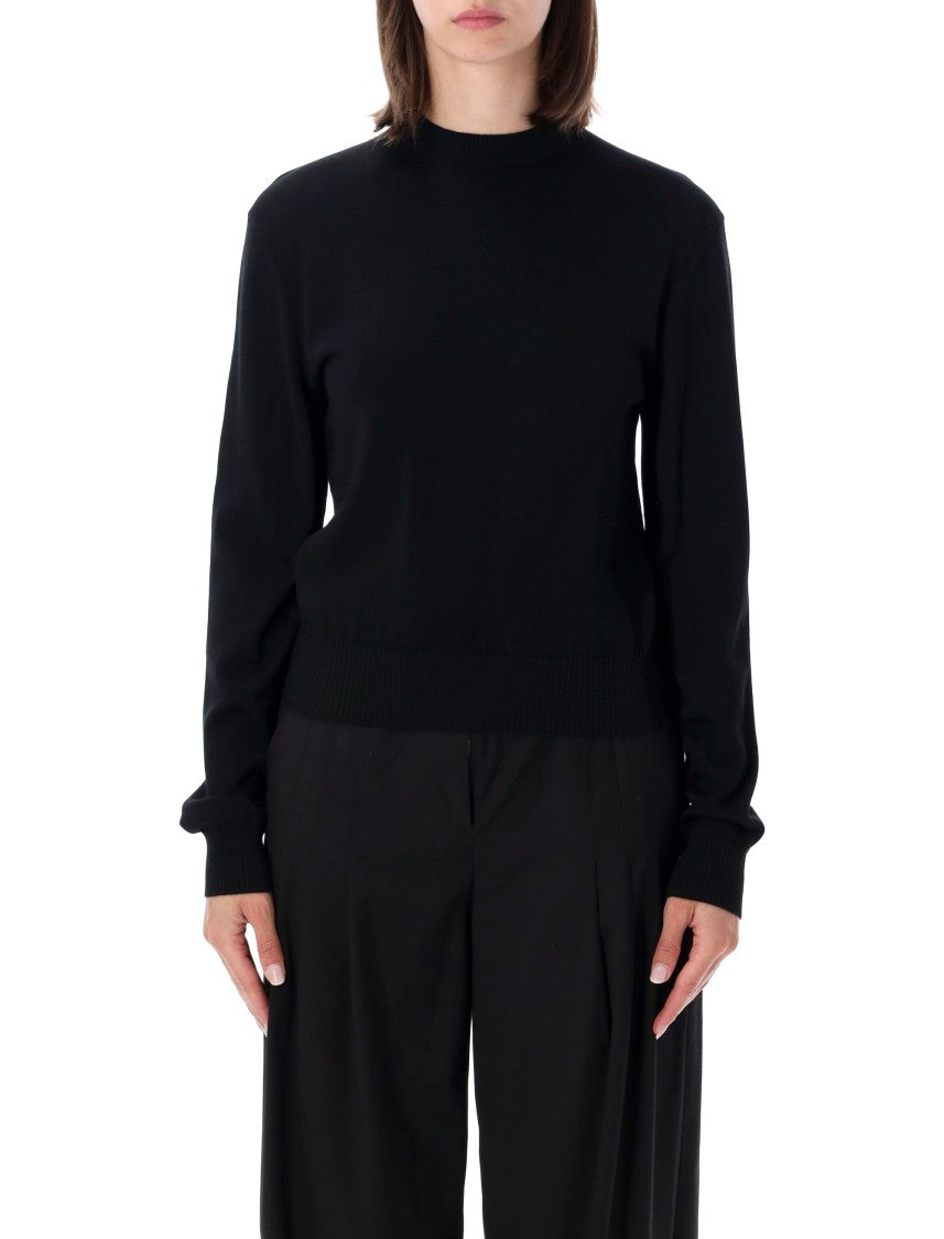 Lanvin Ribbed Back Knot Jumper