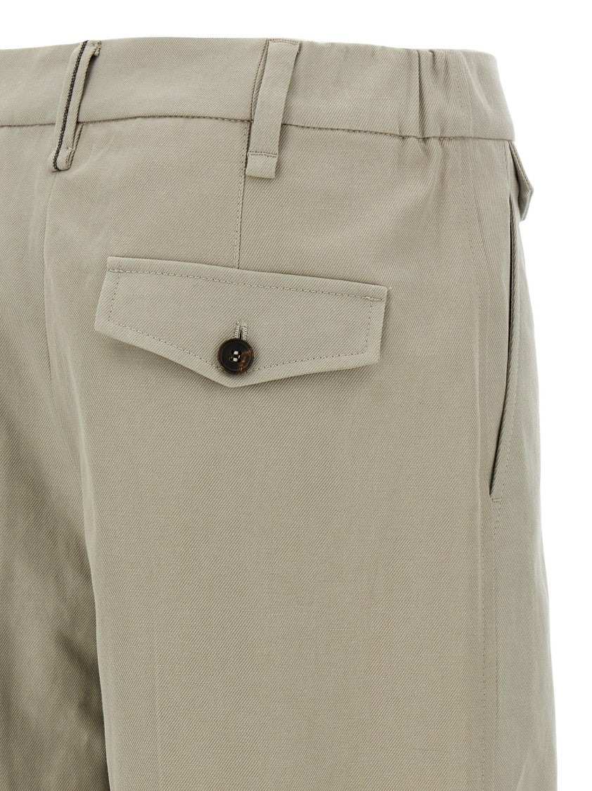 Brunello Cucinelli Bermuda Shorts With Monile Detail