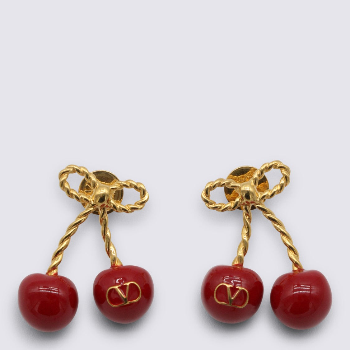 Valentino Garavani Cherry Charm Drop Earrings