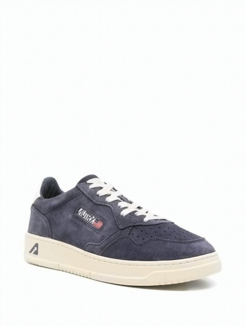 Autry Suede Upper Low-Top Sneakers