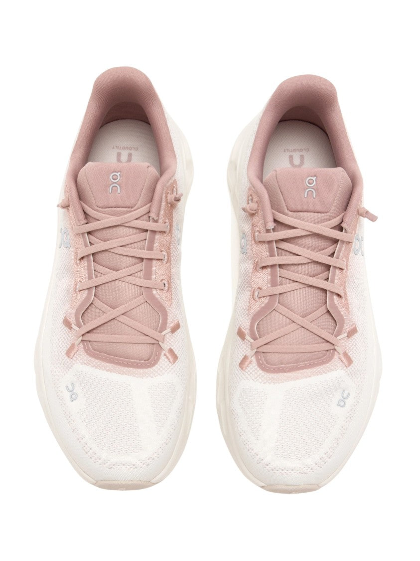 On Cloudtilt White Knit Speed Lacing Sneakers