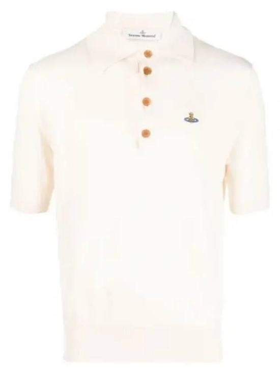 Vivienne Westwood Short-Sleeve Classic Collar Polo Shirt With Embroidered Logo