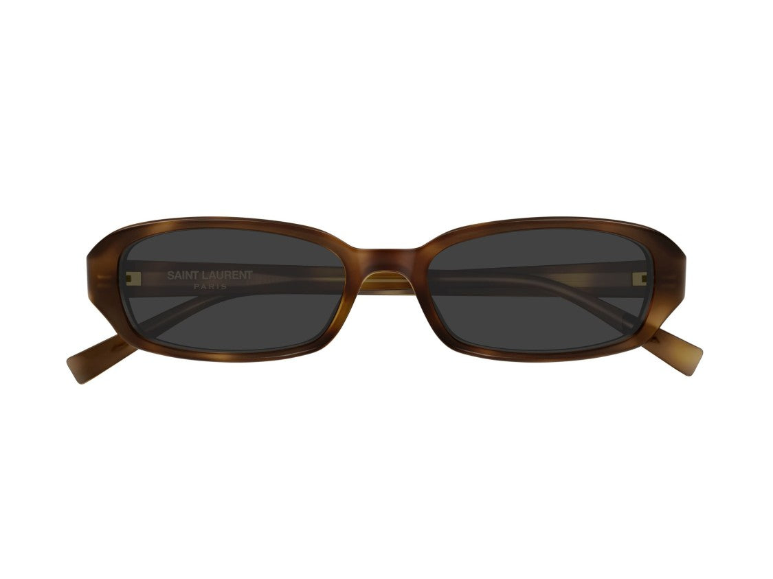 Saint Laurent Sl 872 Erin Rectangular Tortoiseshell Acetate Sunglasses