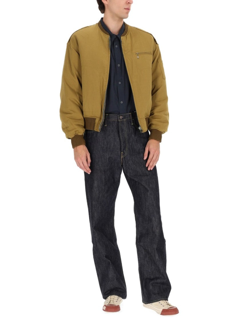 Visvim Grey Wool-Blend Gunner Down Jacket