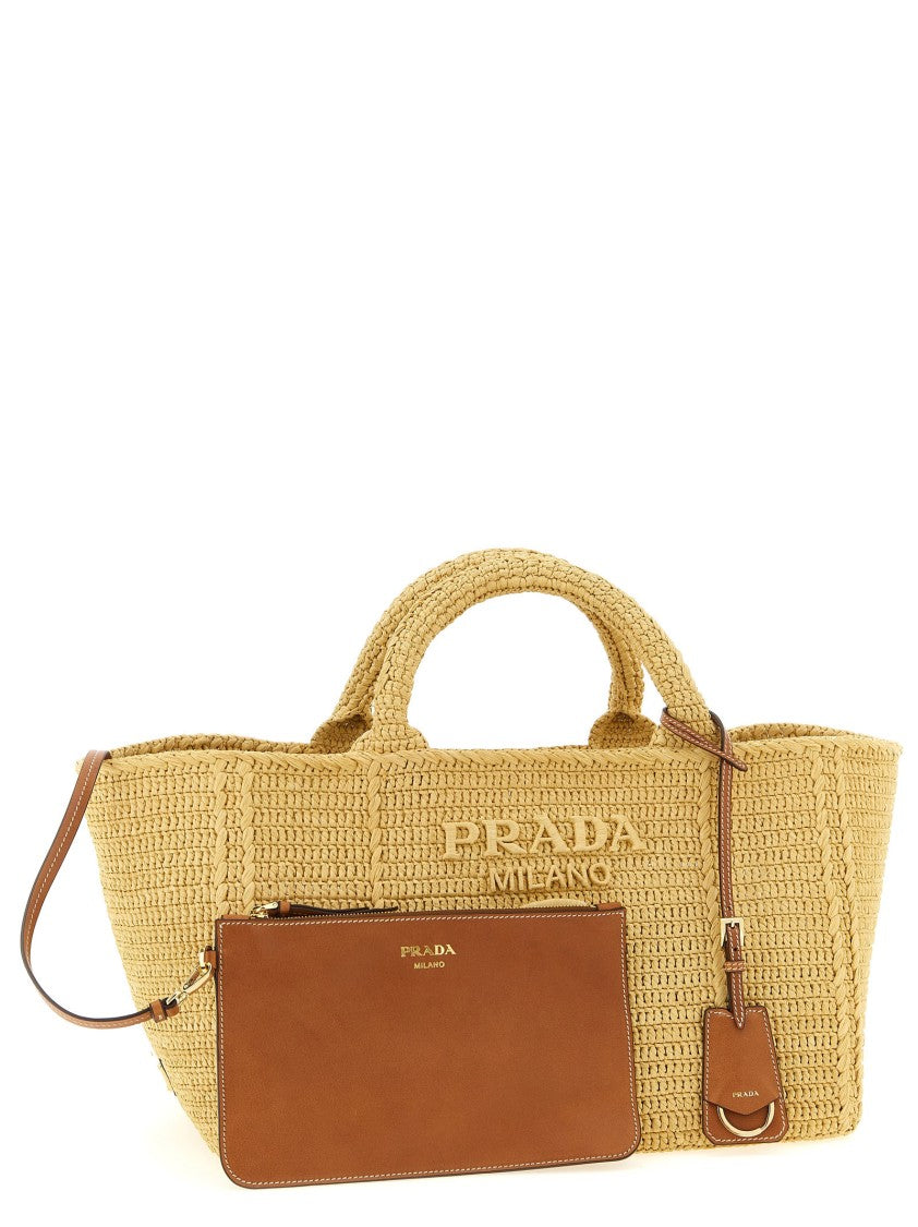 Prada Crochet Shopping Bag