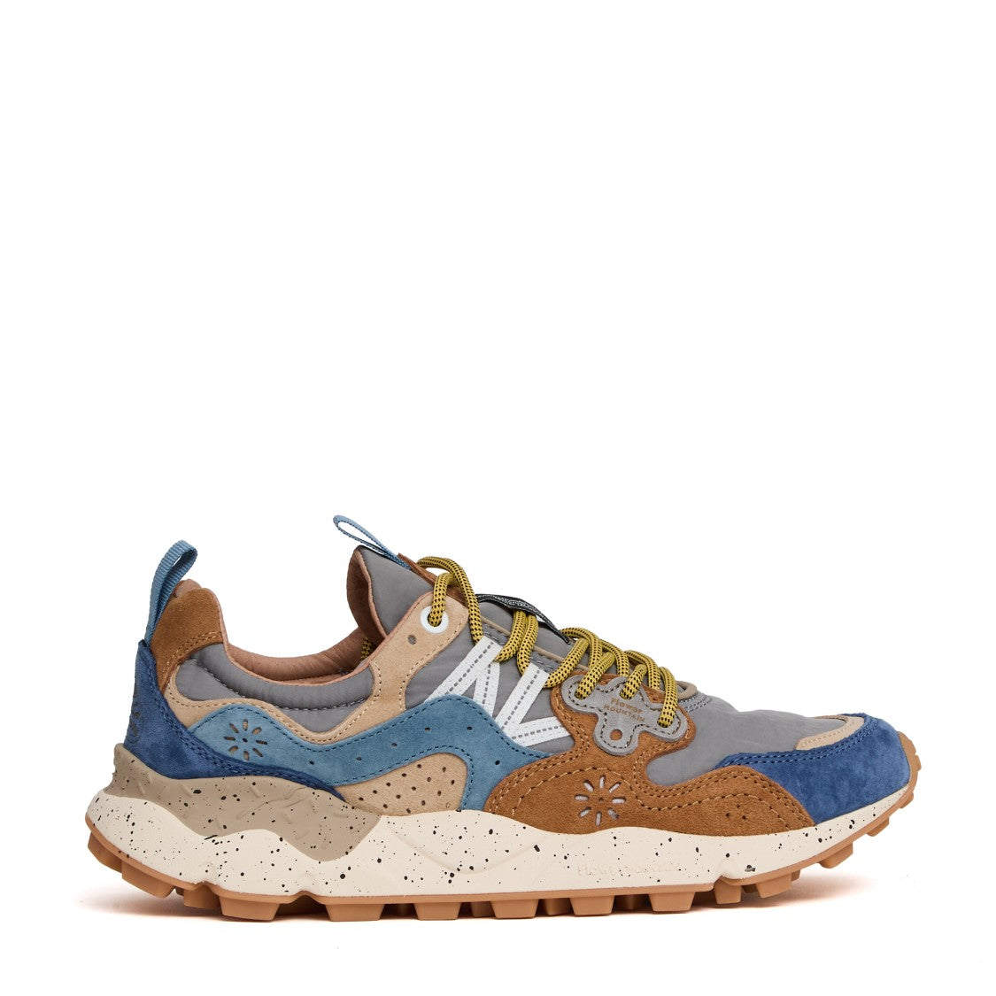 Flower Mountain Yamano 3 Man In Suede-Nylon Sneakers