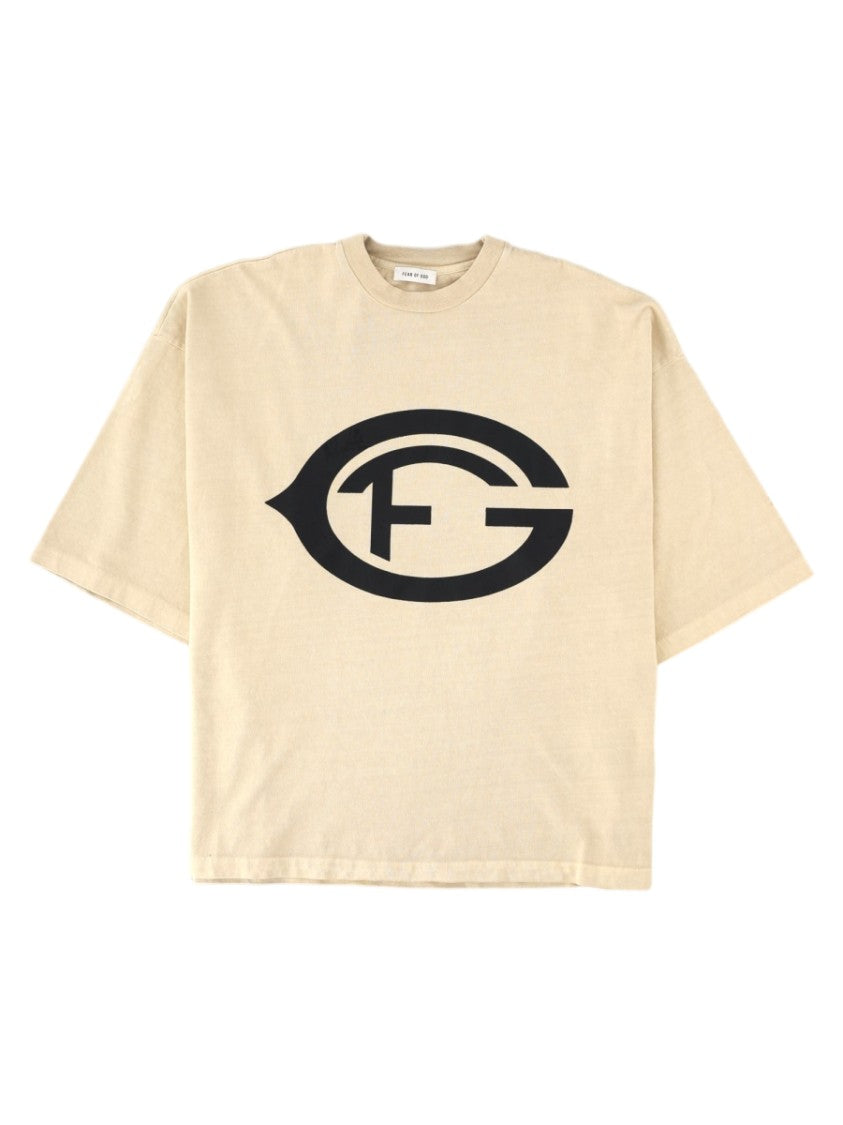 Fear Of God Boxy Graphic Logo Cotton T-Shirt