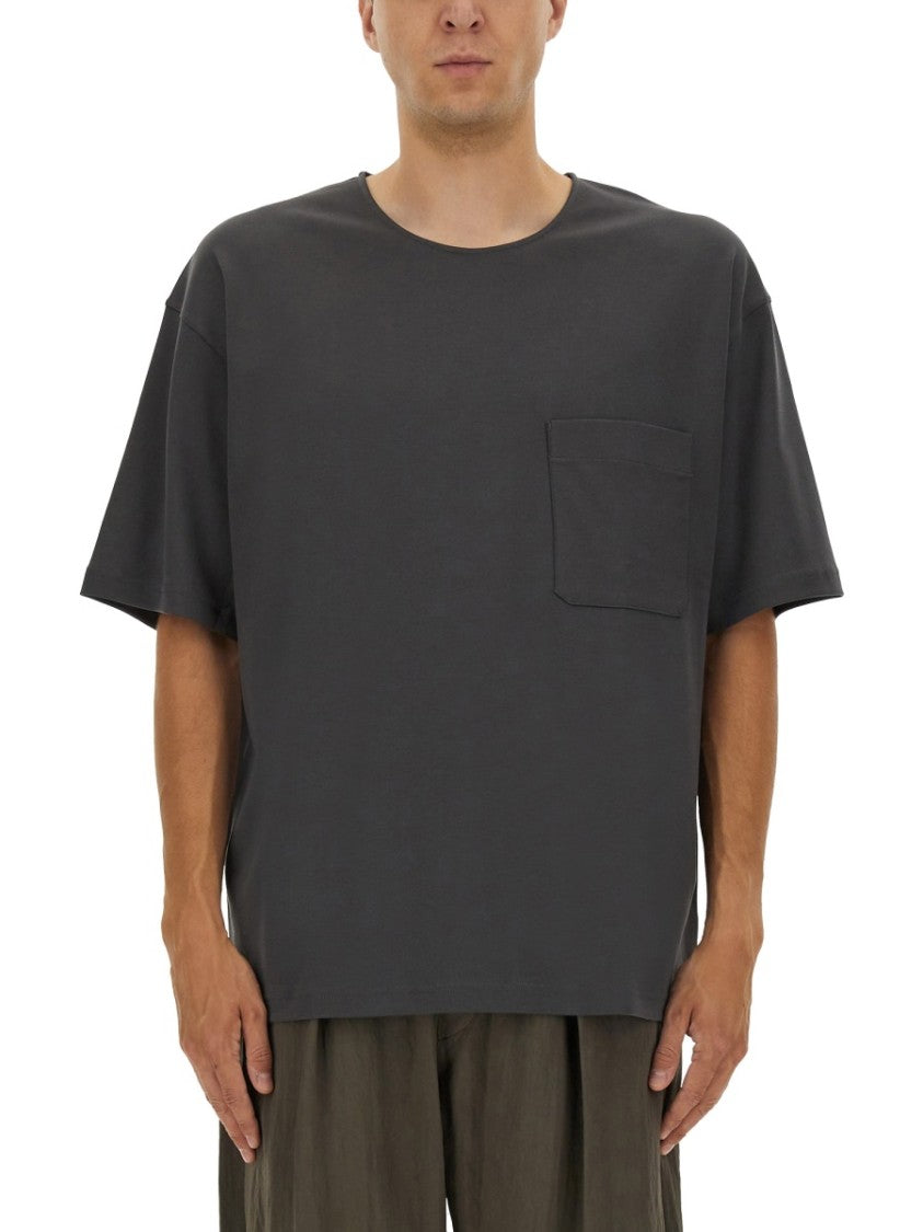 Lemaire Relaxed Fit Cotton-Silk Blend T-Shirt