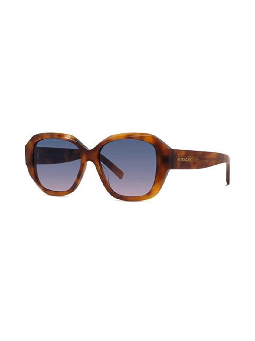 Givenchy Tortoiseshell Gv40075i Rectangular Acetate Sunglasses