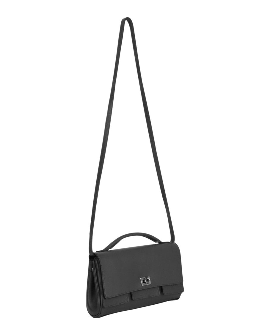 Balenciaga Bel Air Small Leather Clutch Bag