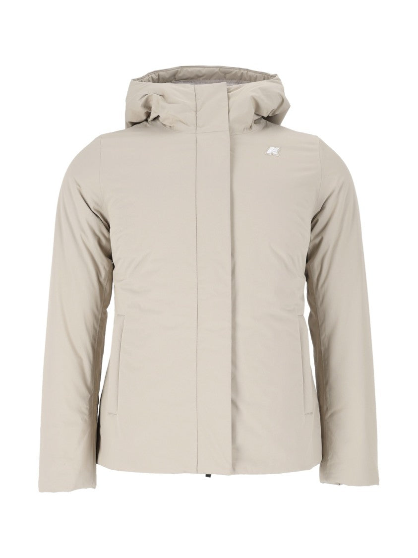 K-Way Lil Twill Soft Beaver Short Coat
