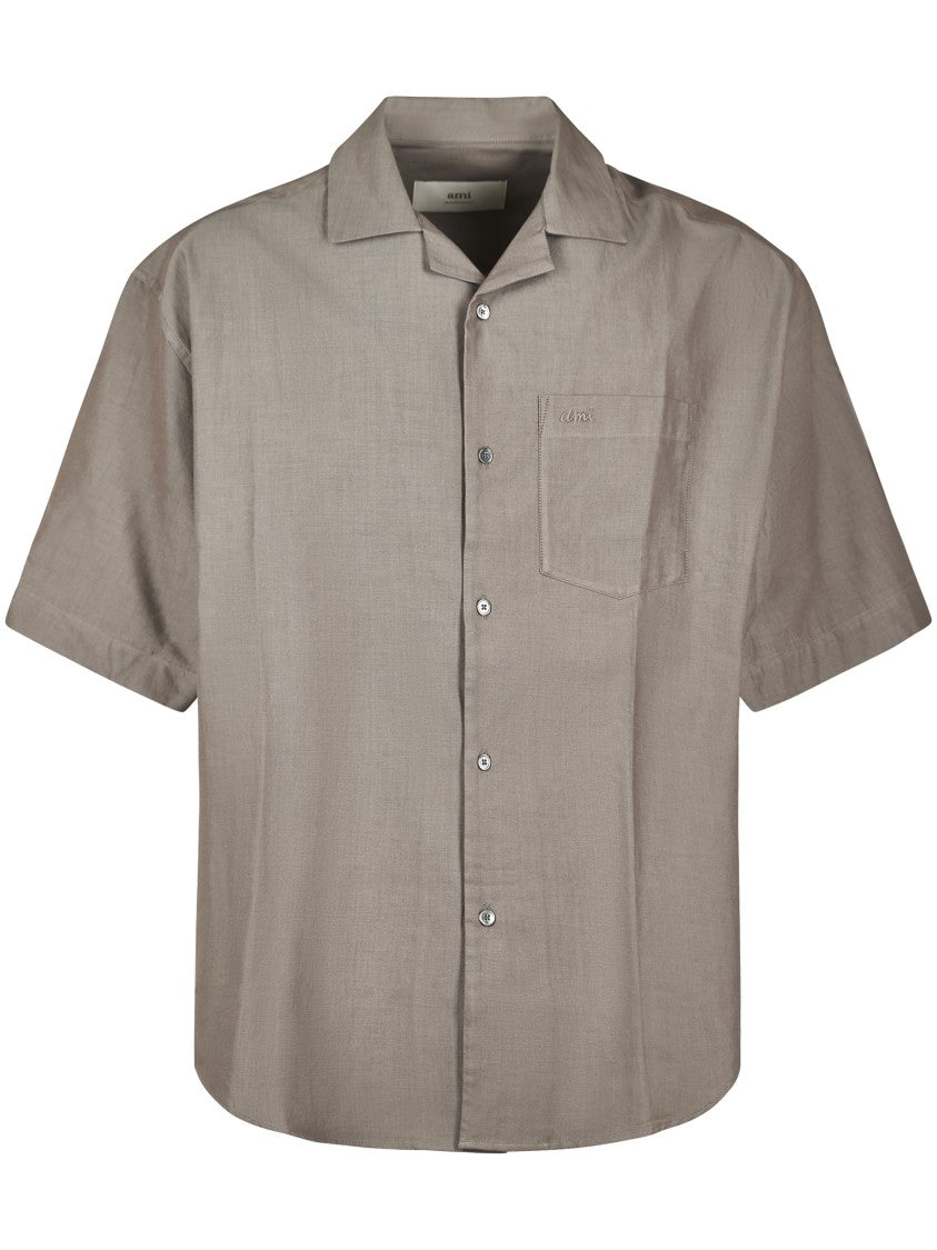 Ami Short-Sleeved Relaxed Fit Shirt