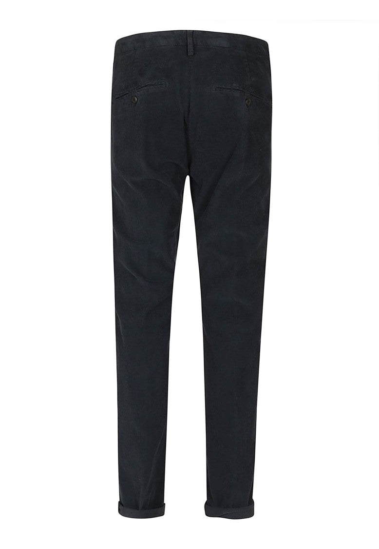 Dondup Low-Rise Slim Fit Trousers With Cuffed Hem