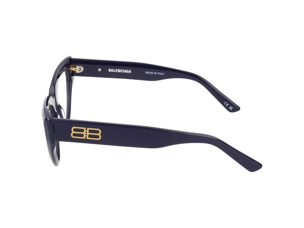 Balenciaga Eyeglasses Bb0276o 004 Blue Blue Transparent 53/18/140