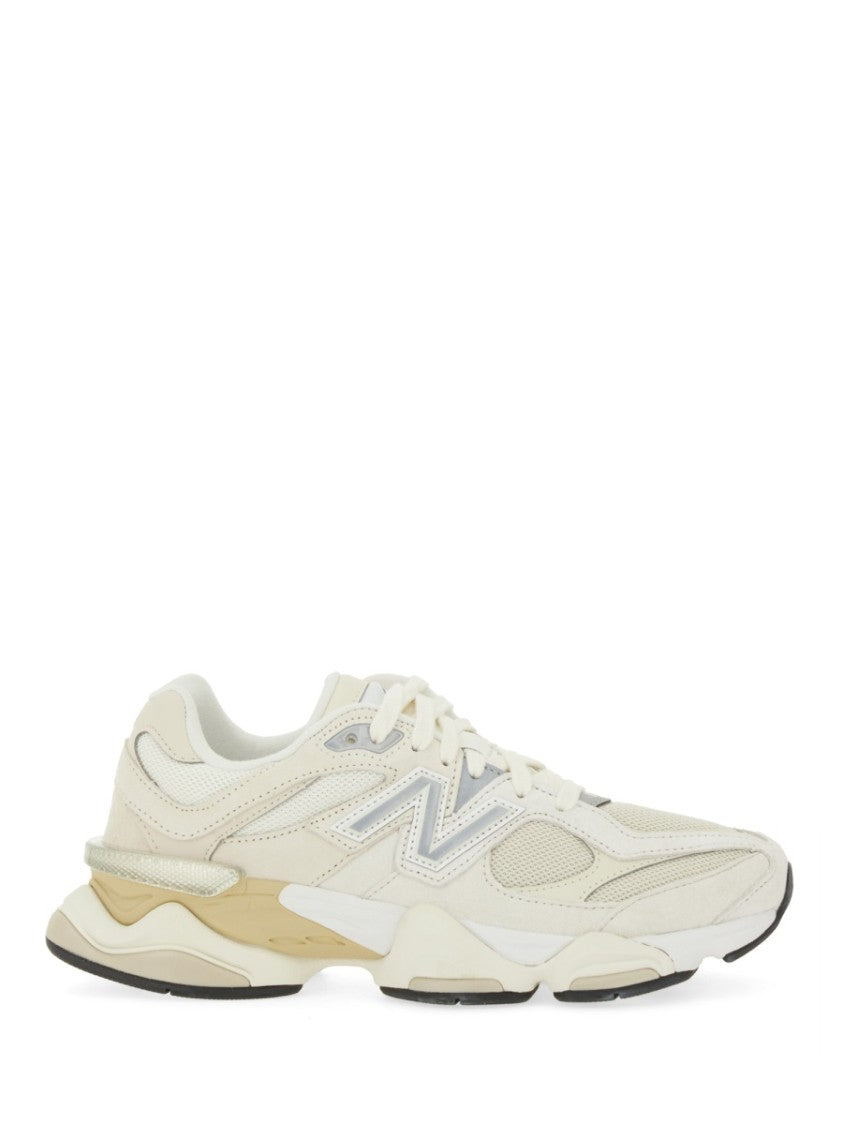 New Balance Chunky Leather Sneakers With Layered Design And Sculpted Sole