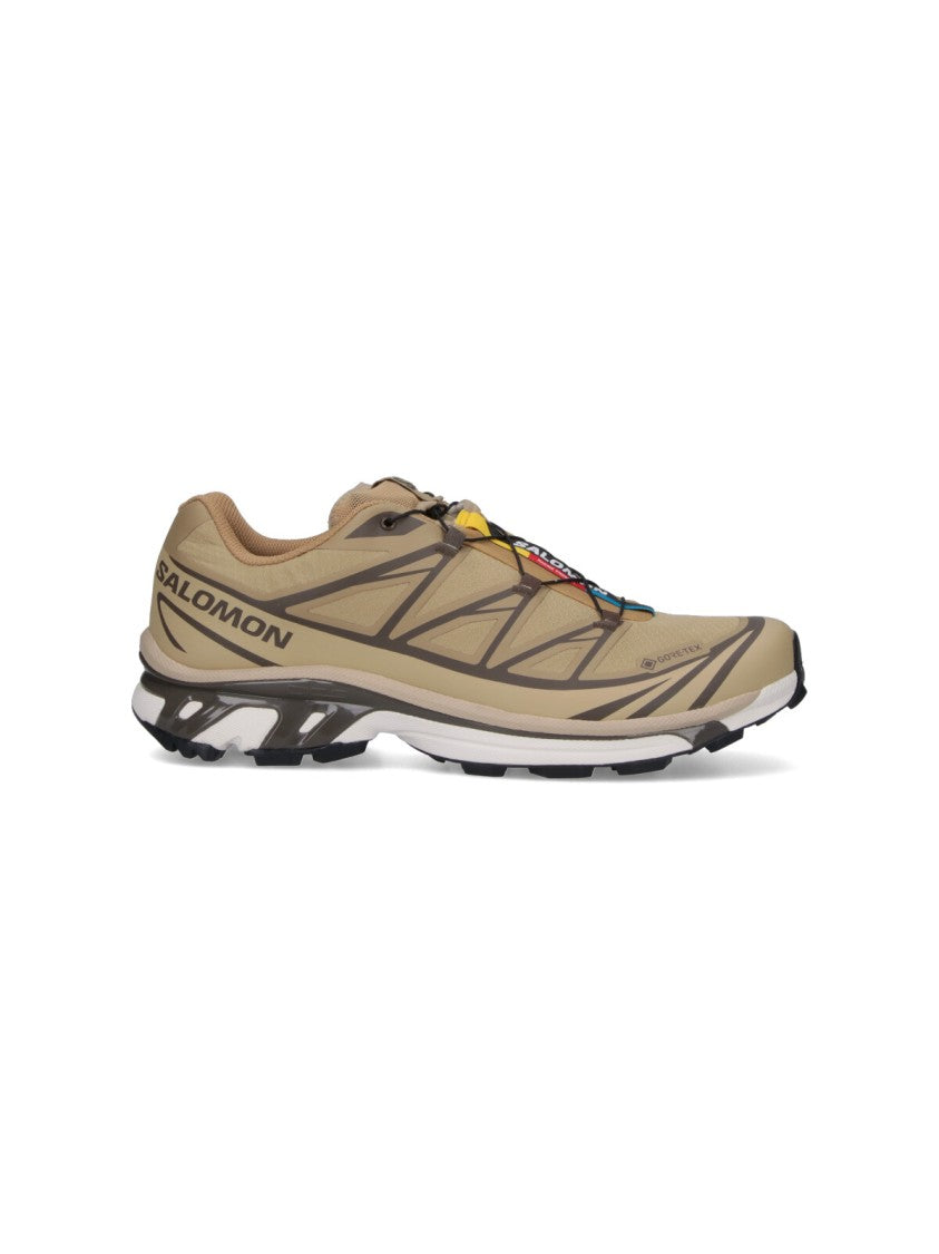 Salomon "Xt6 Gtx" Sneakers, In Beige Fabric