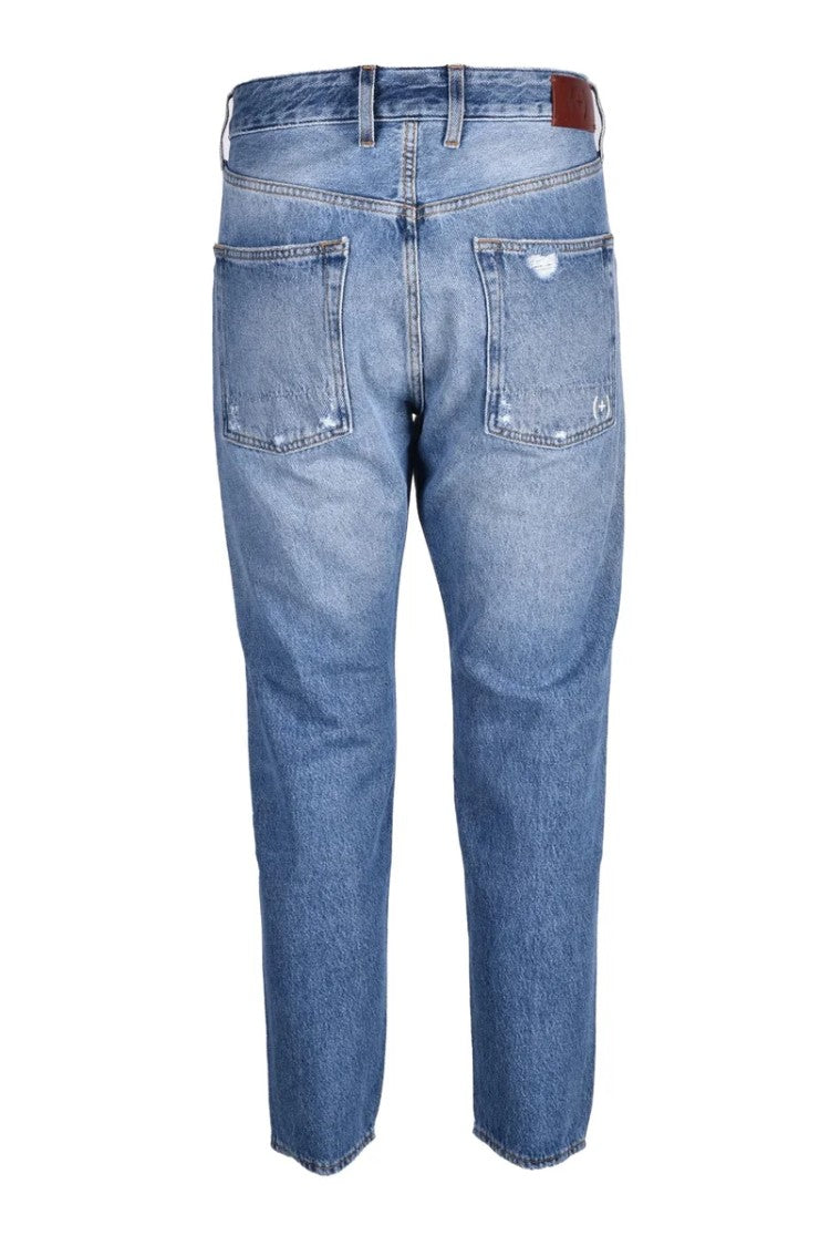 (+) People Classic Straight-Leg Recycled Denim Jeans