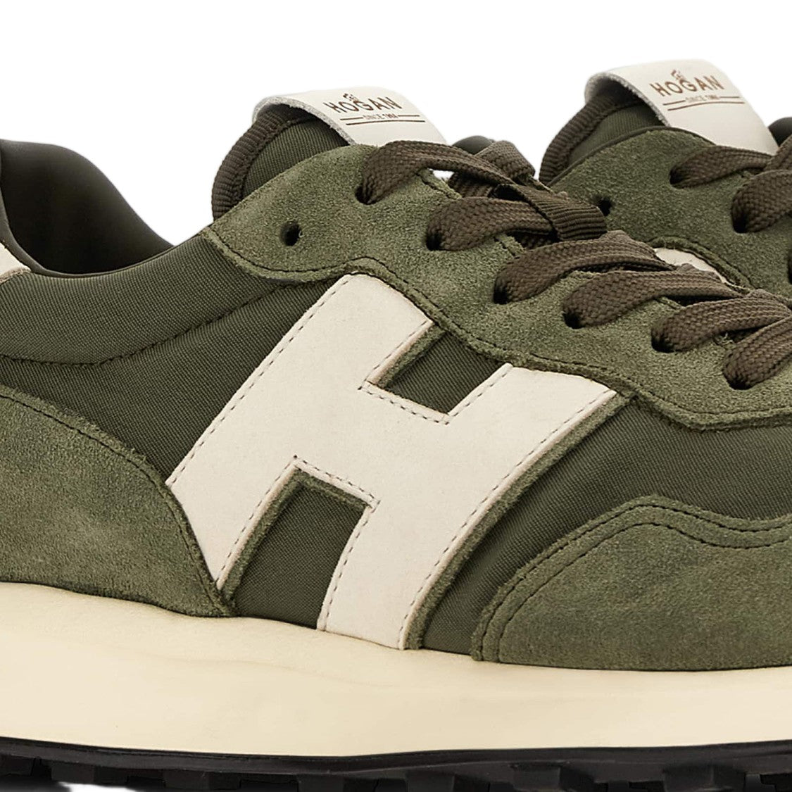 Hogan Nylon And Leather Sneakers