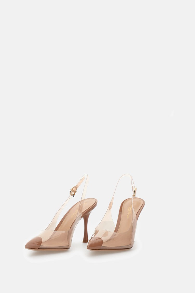 Gianvito Rossi Diana 85 In Pvc Pumps Slingback