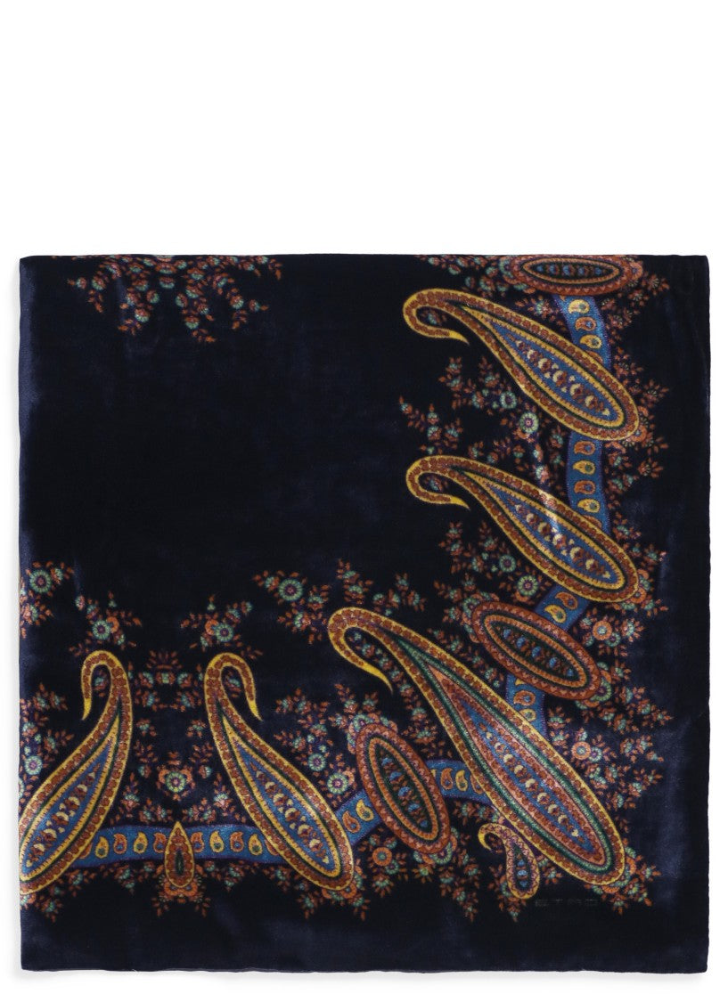 Etro Intricate Paisley Print Scarf