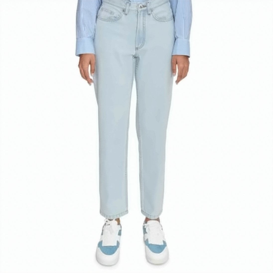 A.P.C. Classic Straight-Leg Denim Pants With High Waist