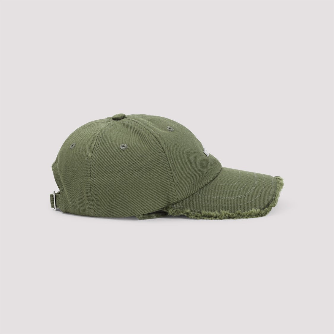 Jacquemus Cotton Cap With Distressed Brim