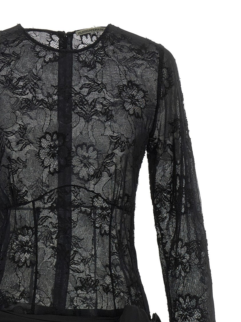 Alessandra Rich 'Lace Bustier' Dress