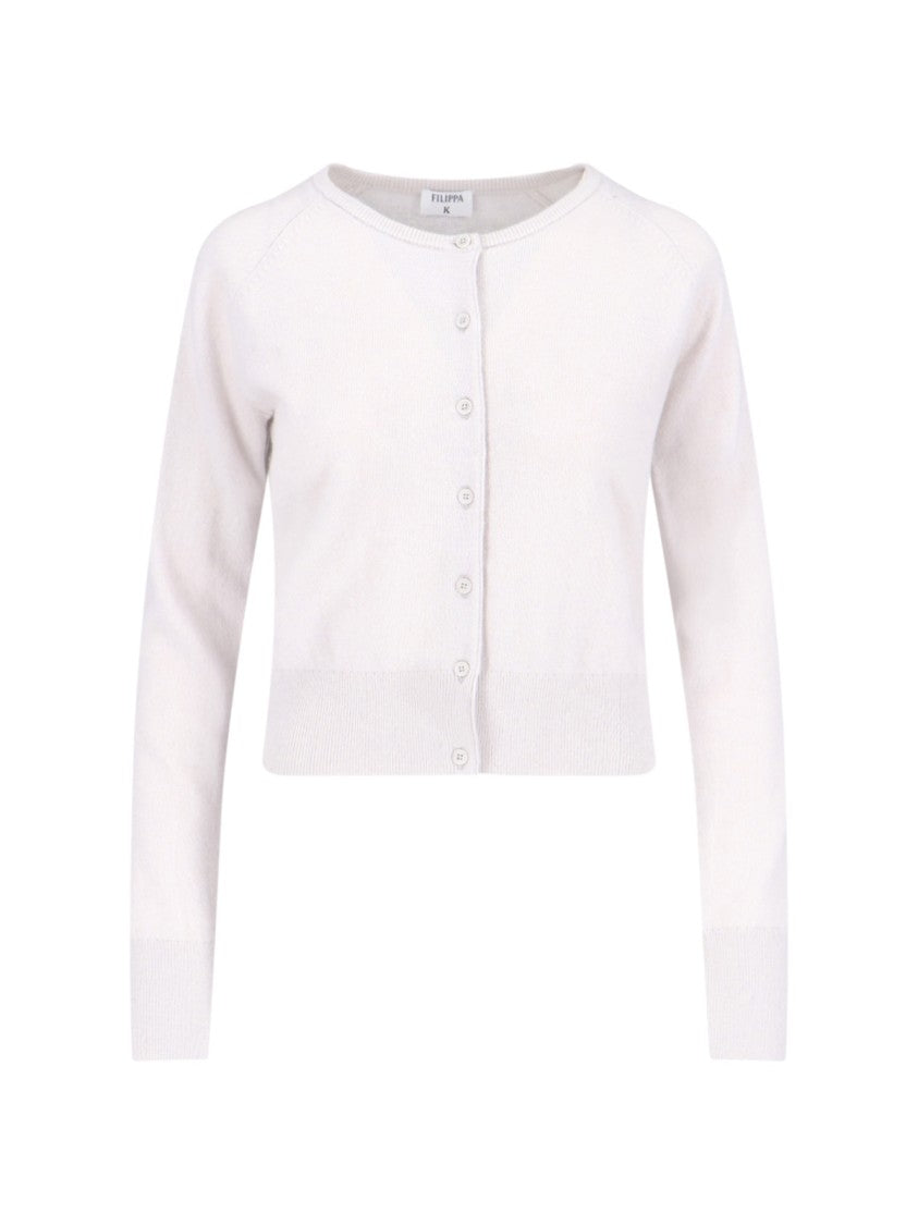 Filippa K Cashmere Cardigan With Round Neckline