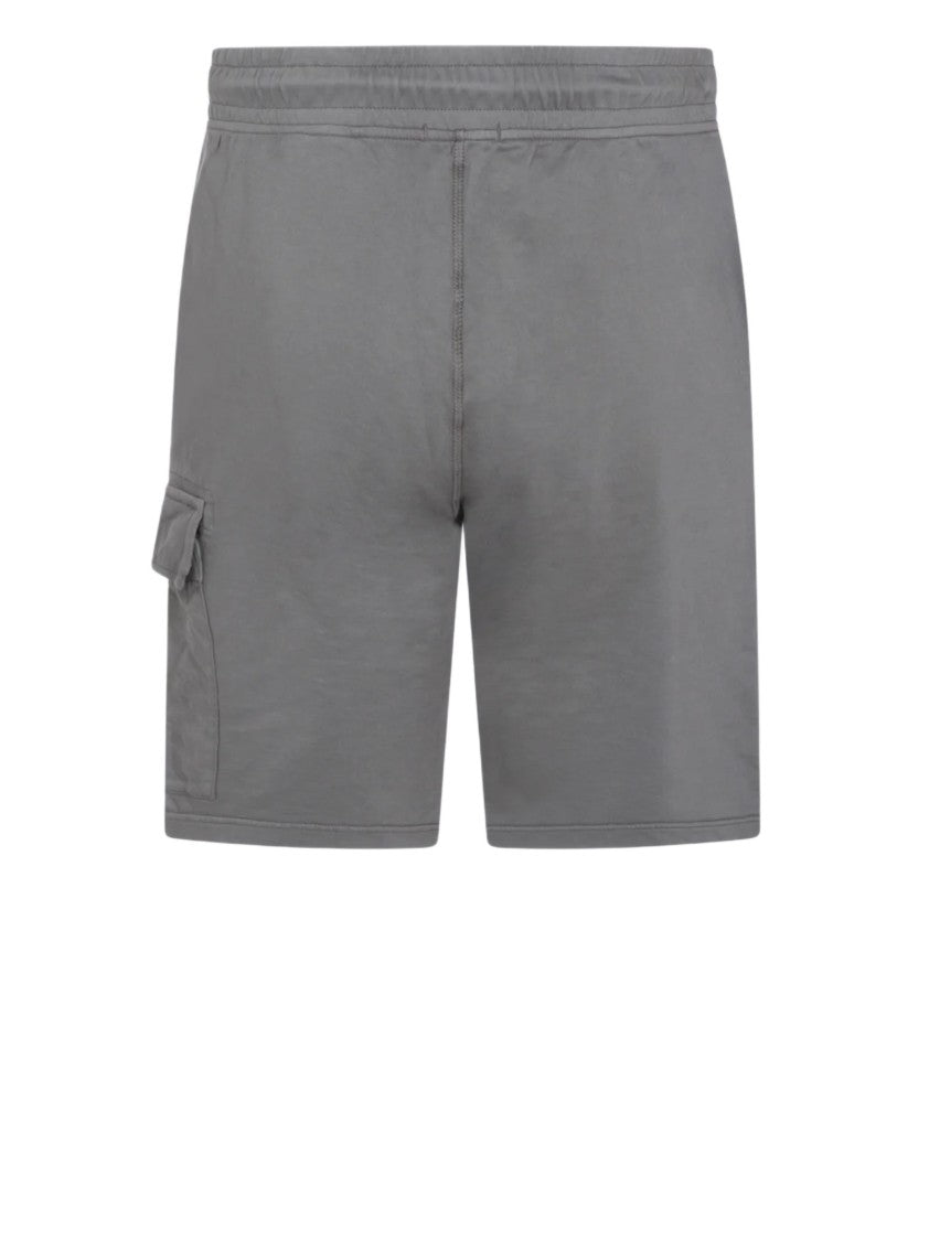 C.P. Company Bermuda Cargo Shorts With Utility-Inspired Silhouette And Lens Detail