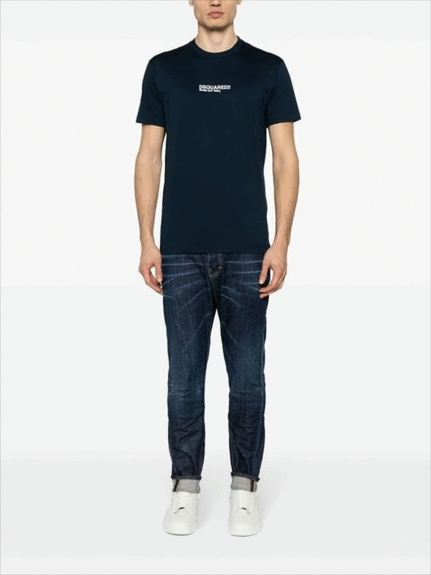 Dsquared2 Crew Neck T-Shirt With Logo Detail