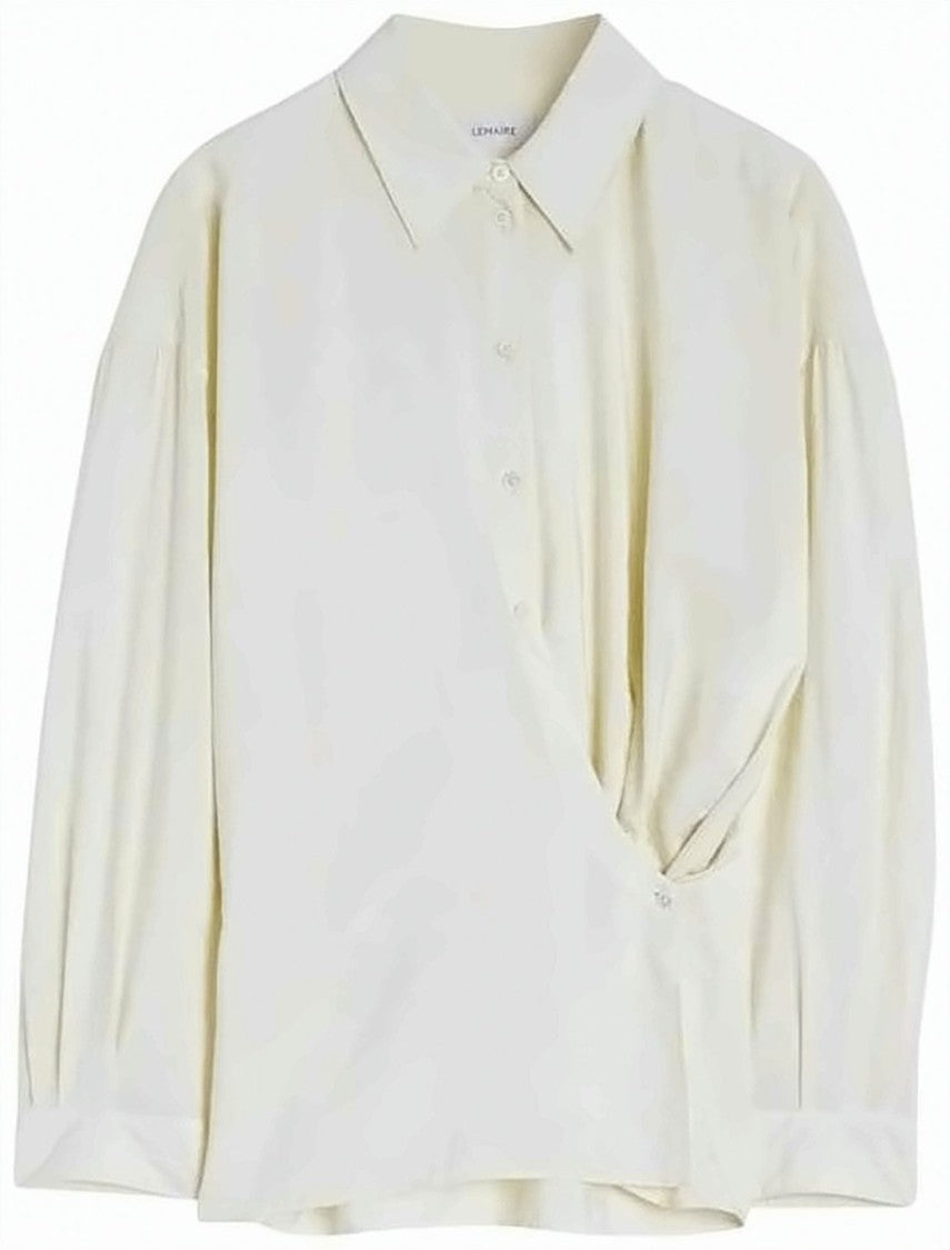 Lemaire Straight Collar Twisted Design Shirt
