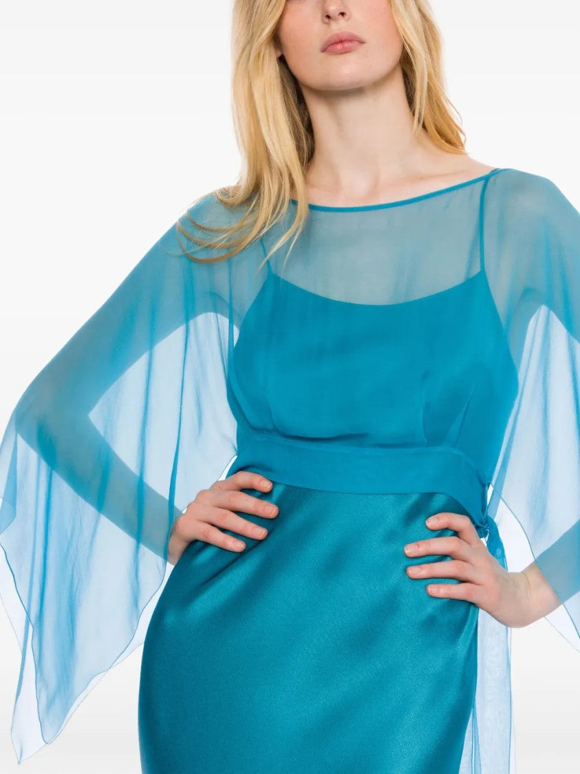 Alberta Ferretti Flowing Dress With Refined Feminine Silhouette