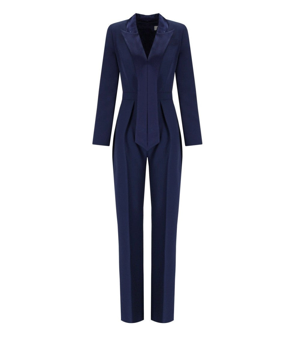 Elisabetta Franchi Oltremare Smoking Jumpsuit