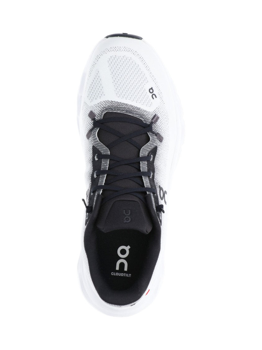 On White Cloudtilt Mesh Sneakers
